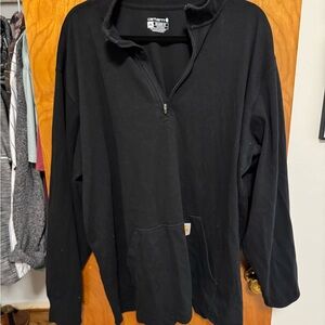 Carhartt Men's Black Half-Zip Sweater